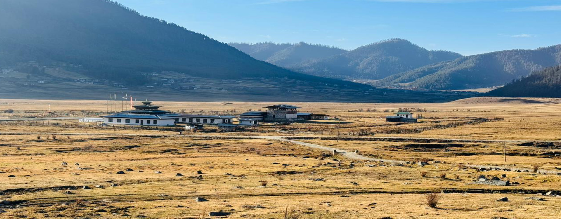 Beautiful Valley in Bhutan
