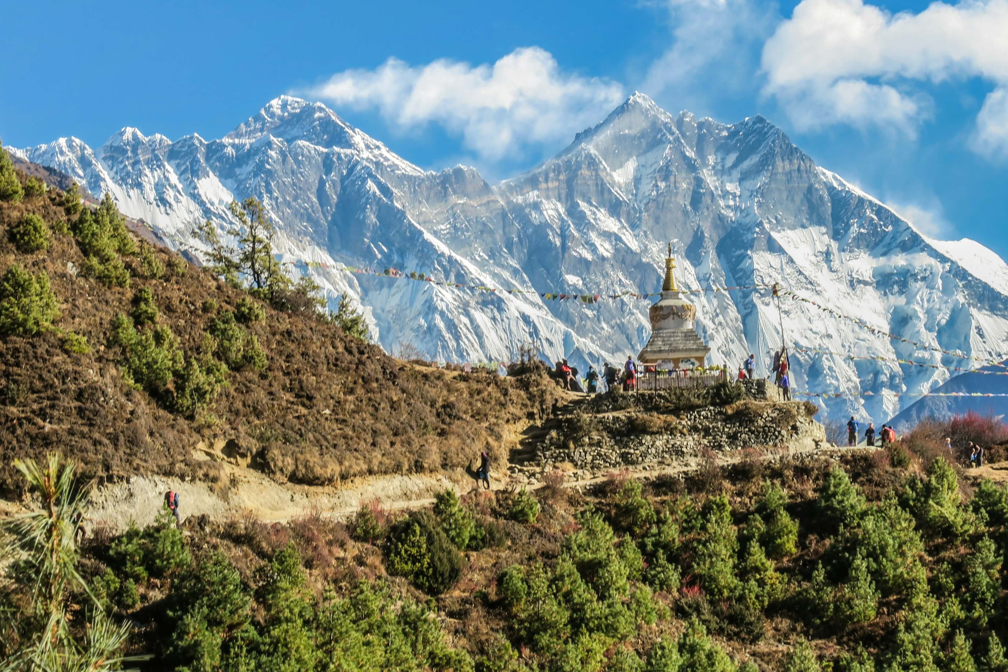 Everest Trail During Spring